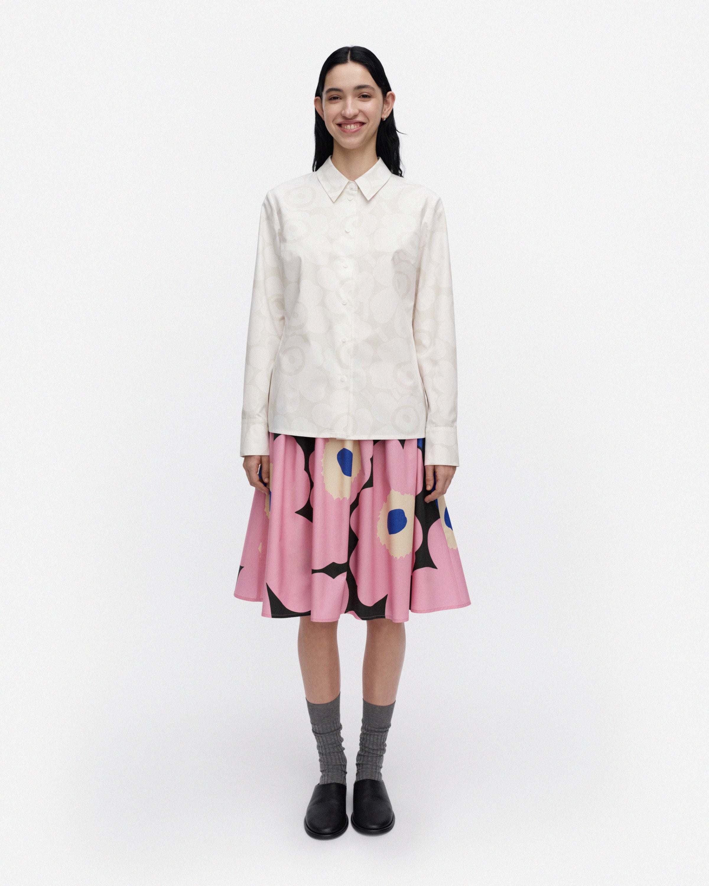 Unikko Uudestaan Cotton Shirt 67cm