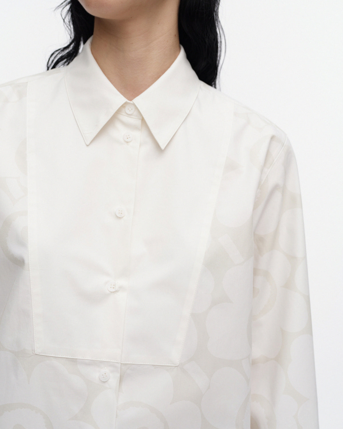 Arvostus Unikko Poplin Shirt Dress 92cm