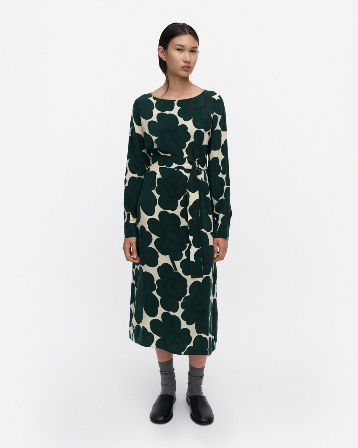 Satunnainen Unikko Cupro A-Line Dress 120cm