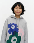 Kioski Teesi Unikko Placement Hoodie Long Sleeve Top 71cm