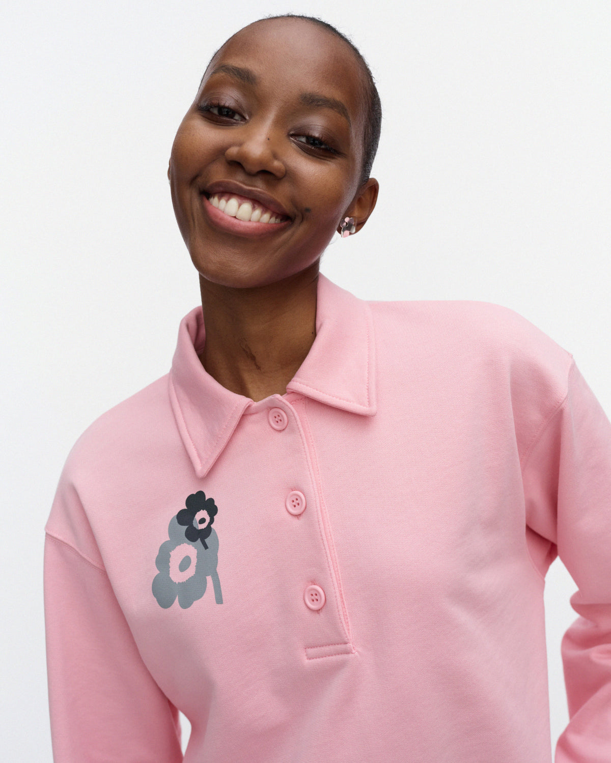 Kioski Toiminta Unikko Placement Polo Long Sleeve Top 57cm