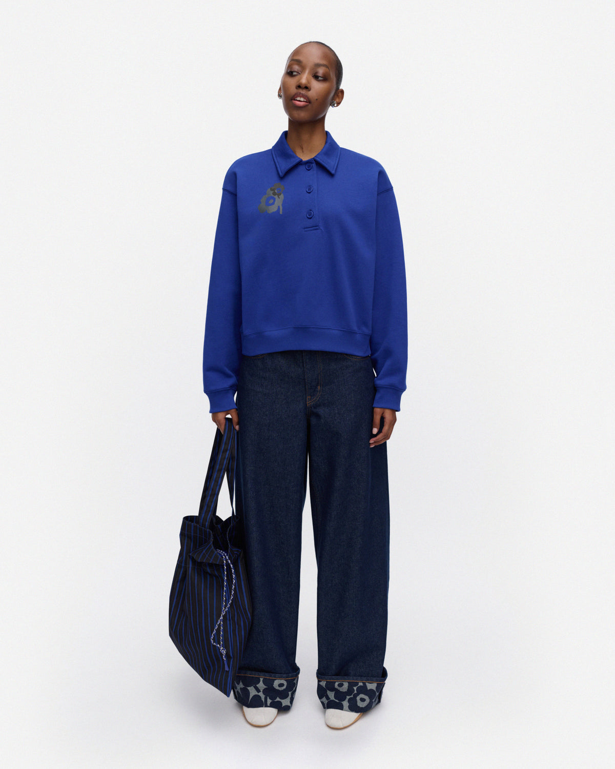 Kioski Toiminta Unikko Placement Polo Long Sleeve Top 57cm