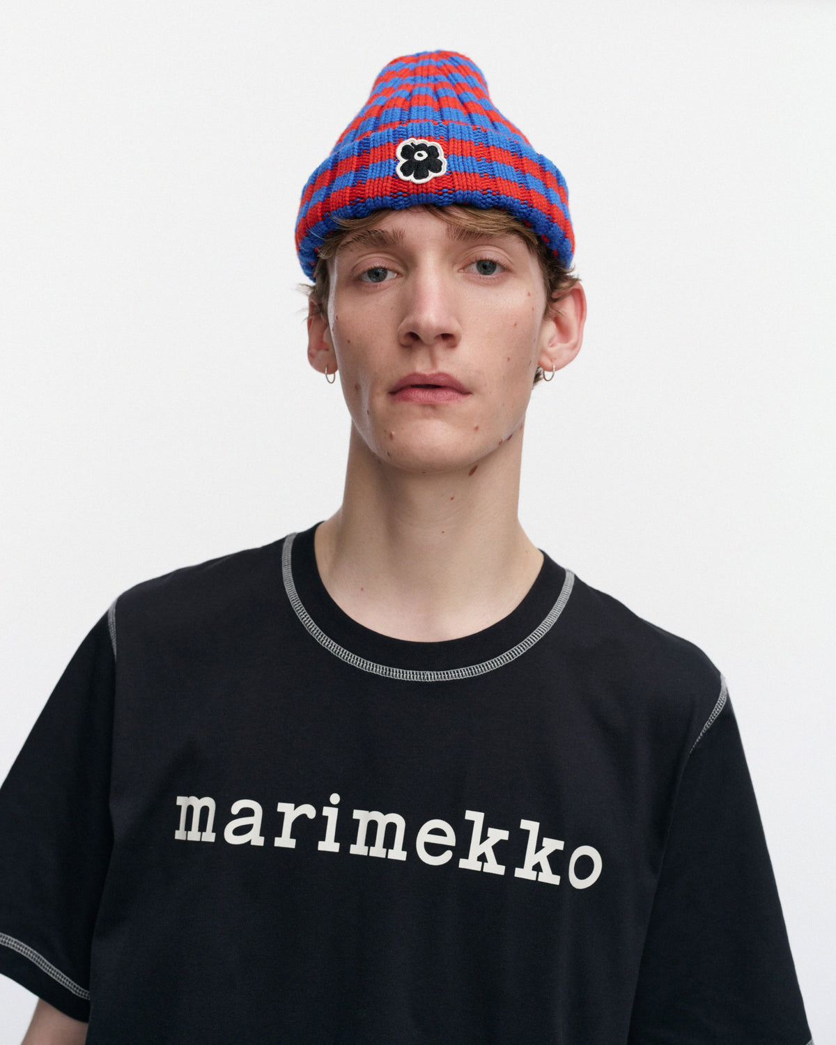 Kioski Improvisaatio Tasaraita Wool Beanie