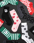 Linjaus Pikkuinen Unikko Socks