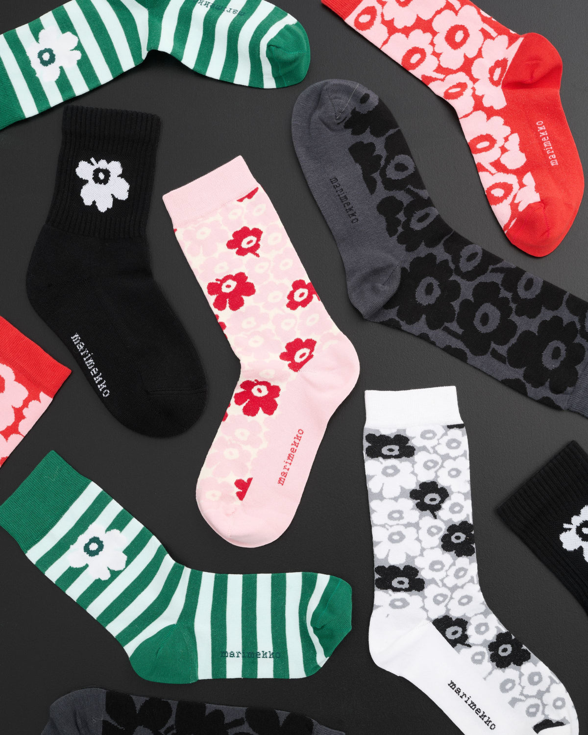 Kasvaa Tasaraita Unikko One Socks