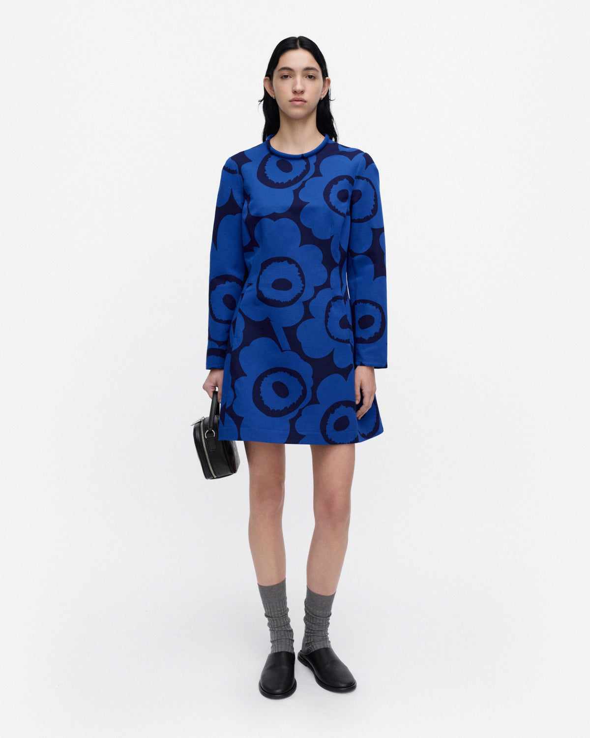 Melkein Unikko Long Sleeve Flared Dress 89cm