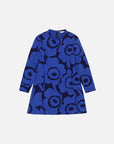 Melkein Unikko Long Sleeve Flared Dress 89cm