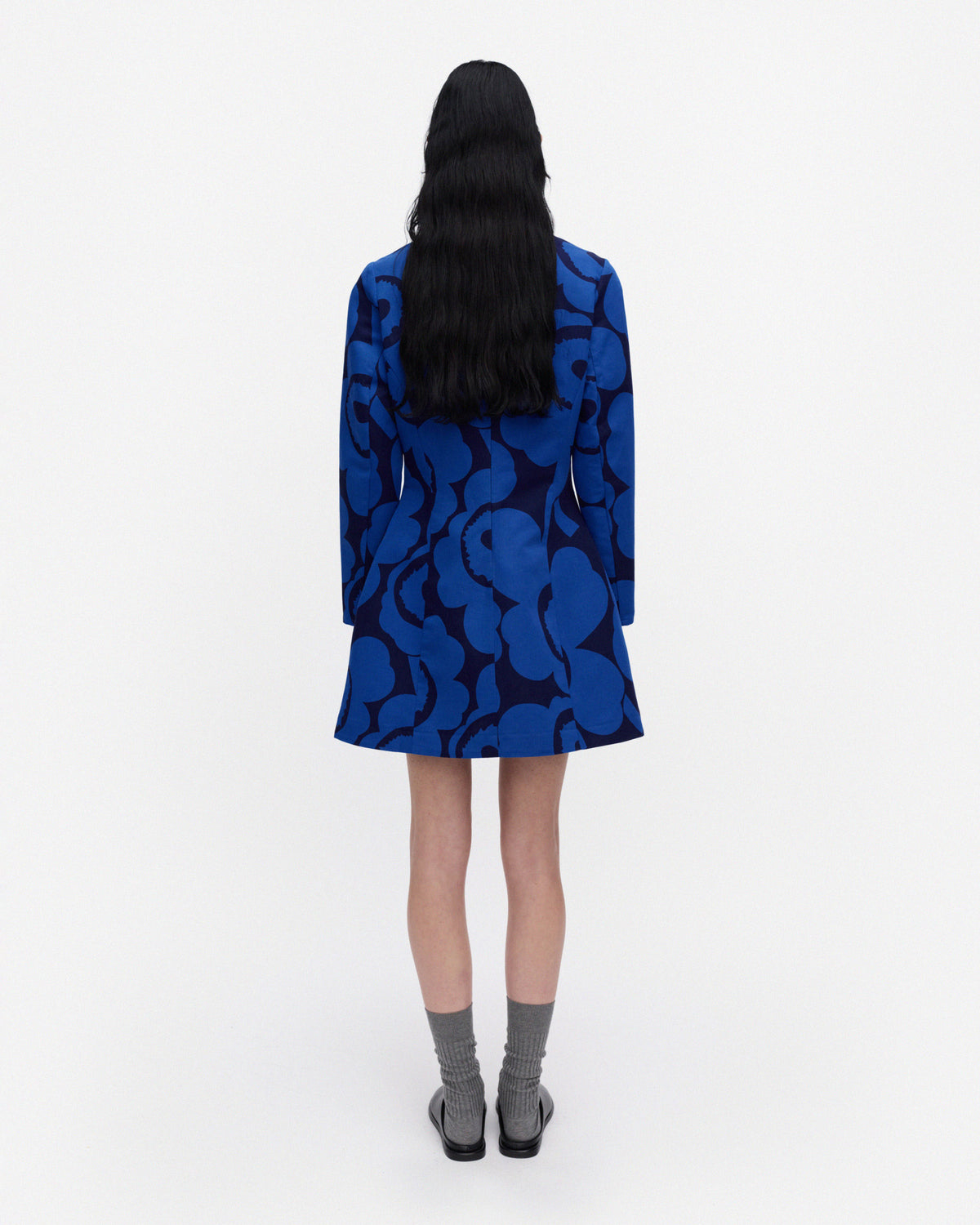 Melkein Unikko Long Sleeve Flared Dress 89cm
