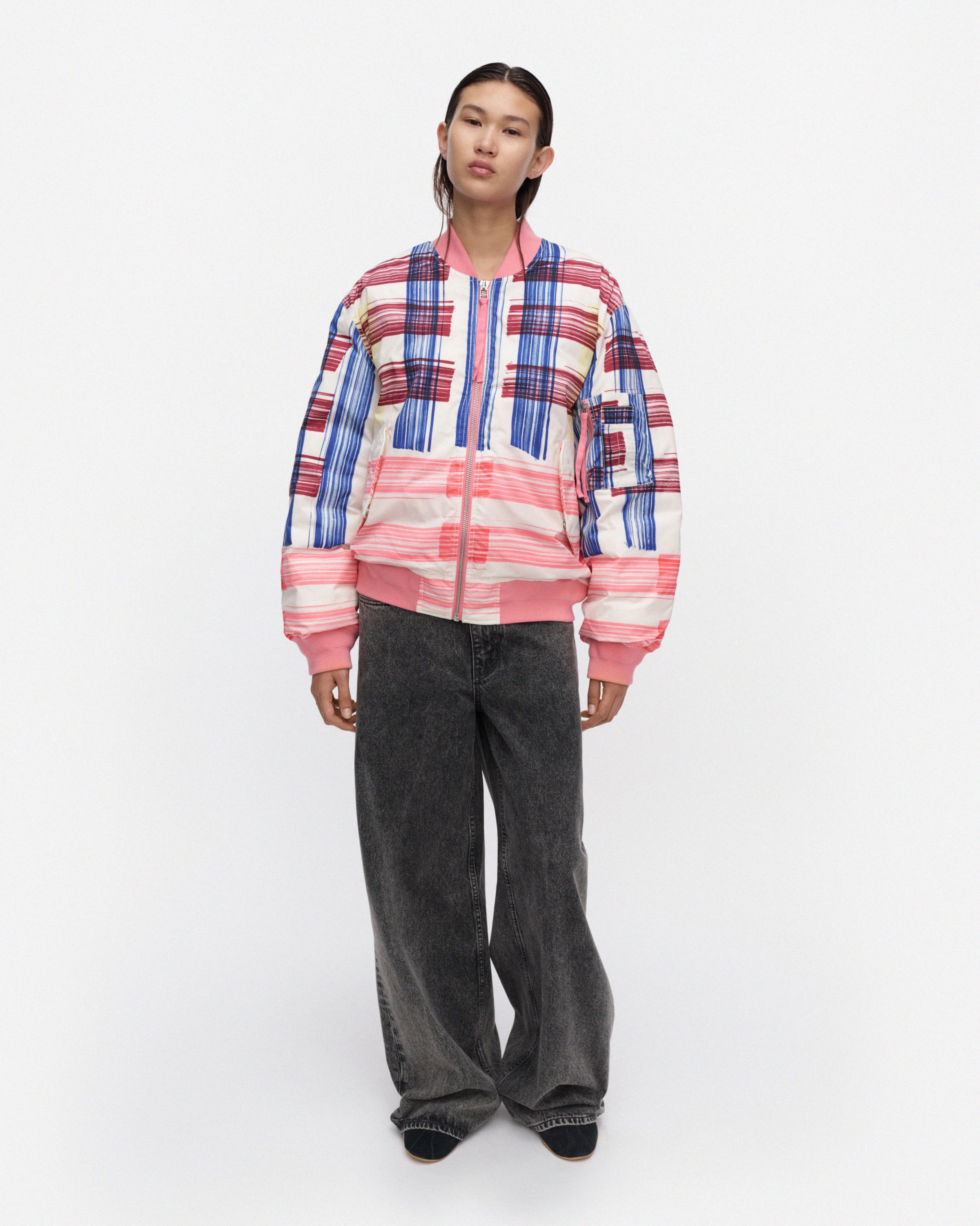 Rolf Manty Hinkerude Poly Zip Up Coat