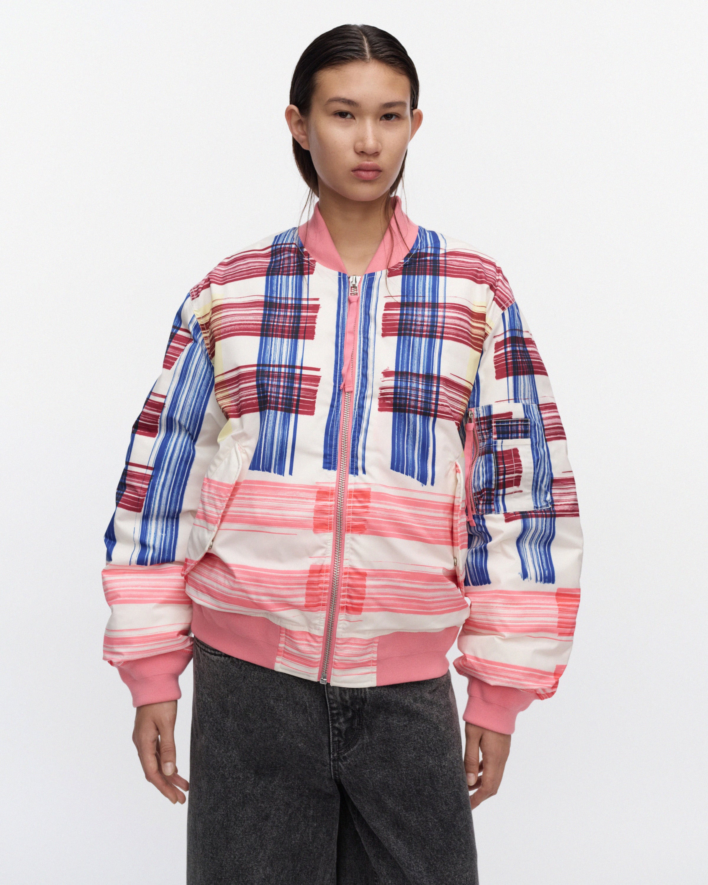 Rolf Manty Hinkerude Poly Zip Up Coat