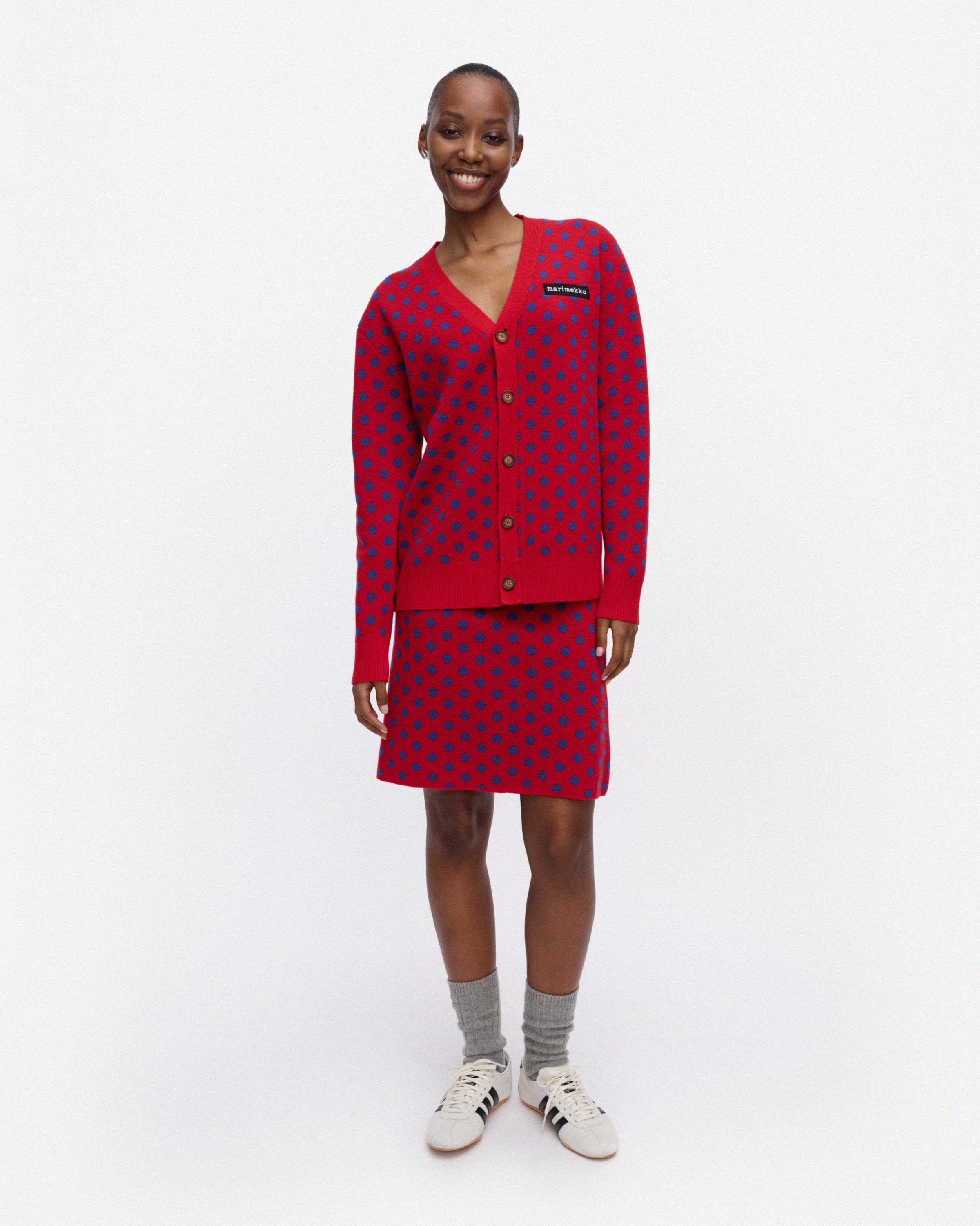 Kioski Koillis Pallo Knitted Mini Skirt