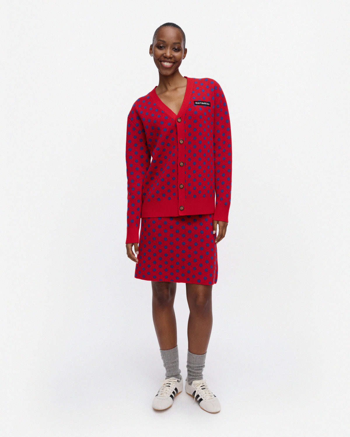Kioski Koillis Pallo Knitted Mini Skirt