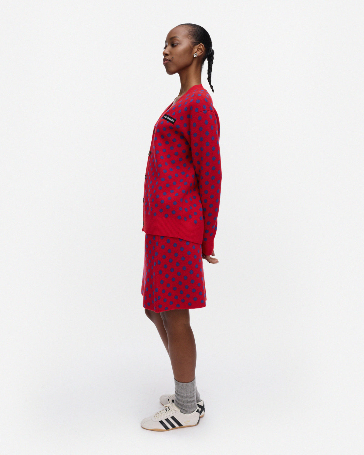 Kioski Koillis Pallo Knitted Mini Skirt