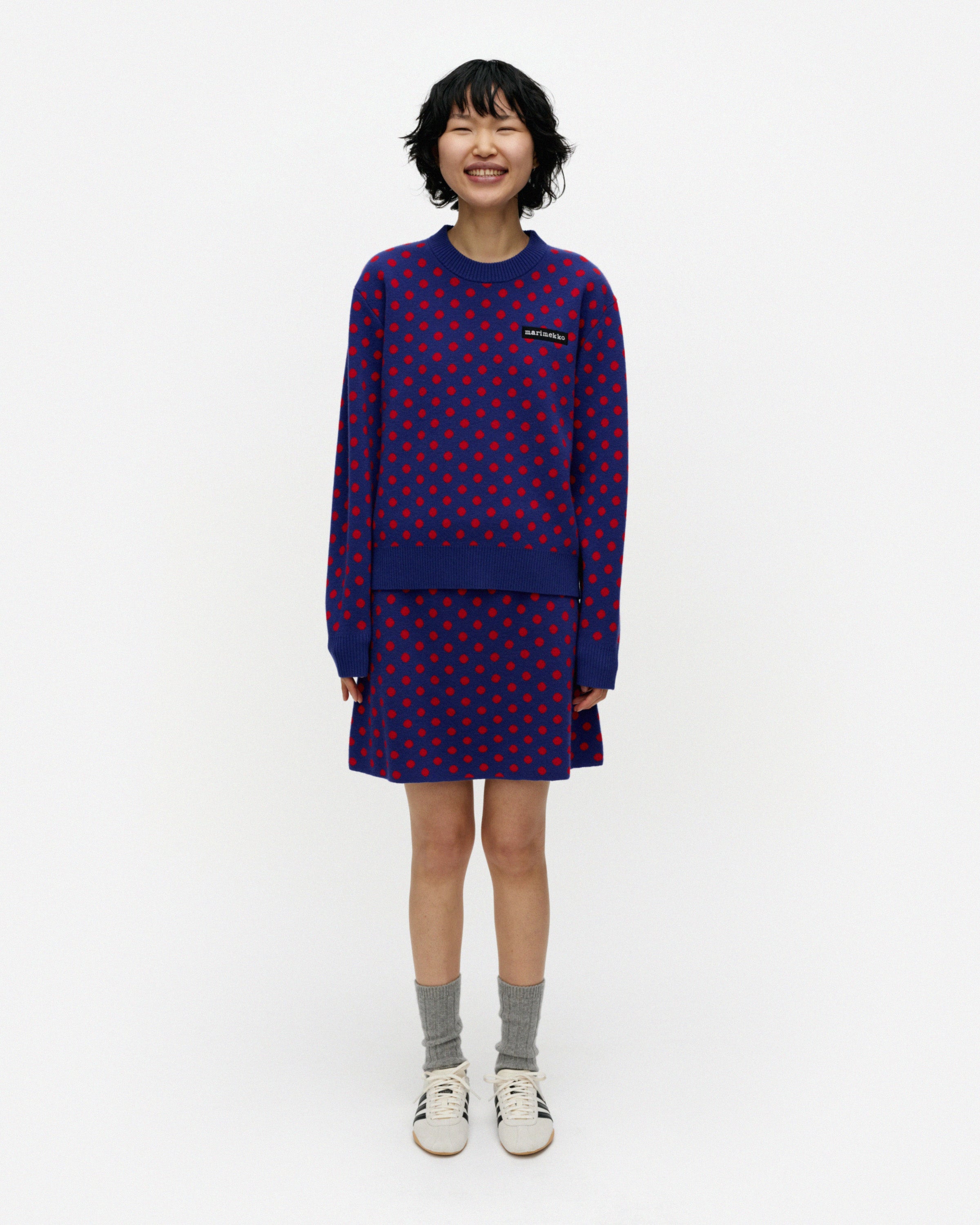 Kioski Koillis Pallo Knitted Mini Skirt