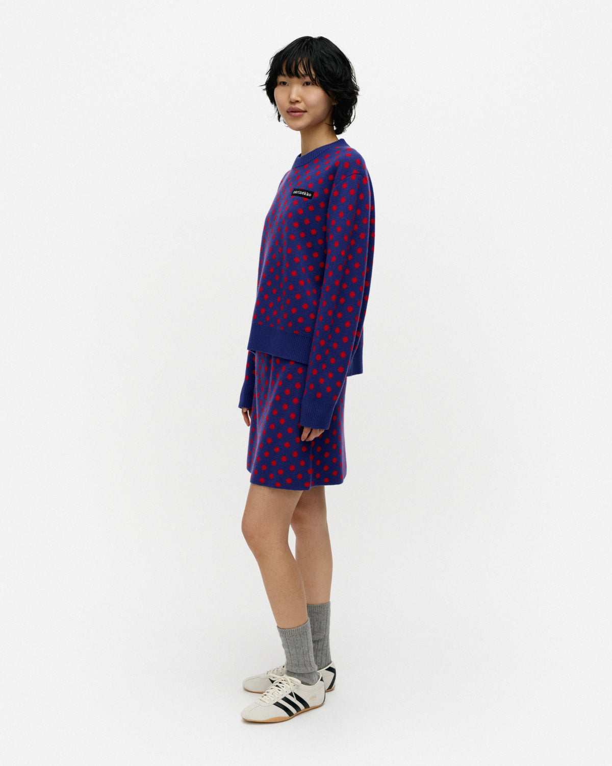 Kioski Koillis Pallo Knitted Mini Skirt