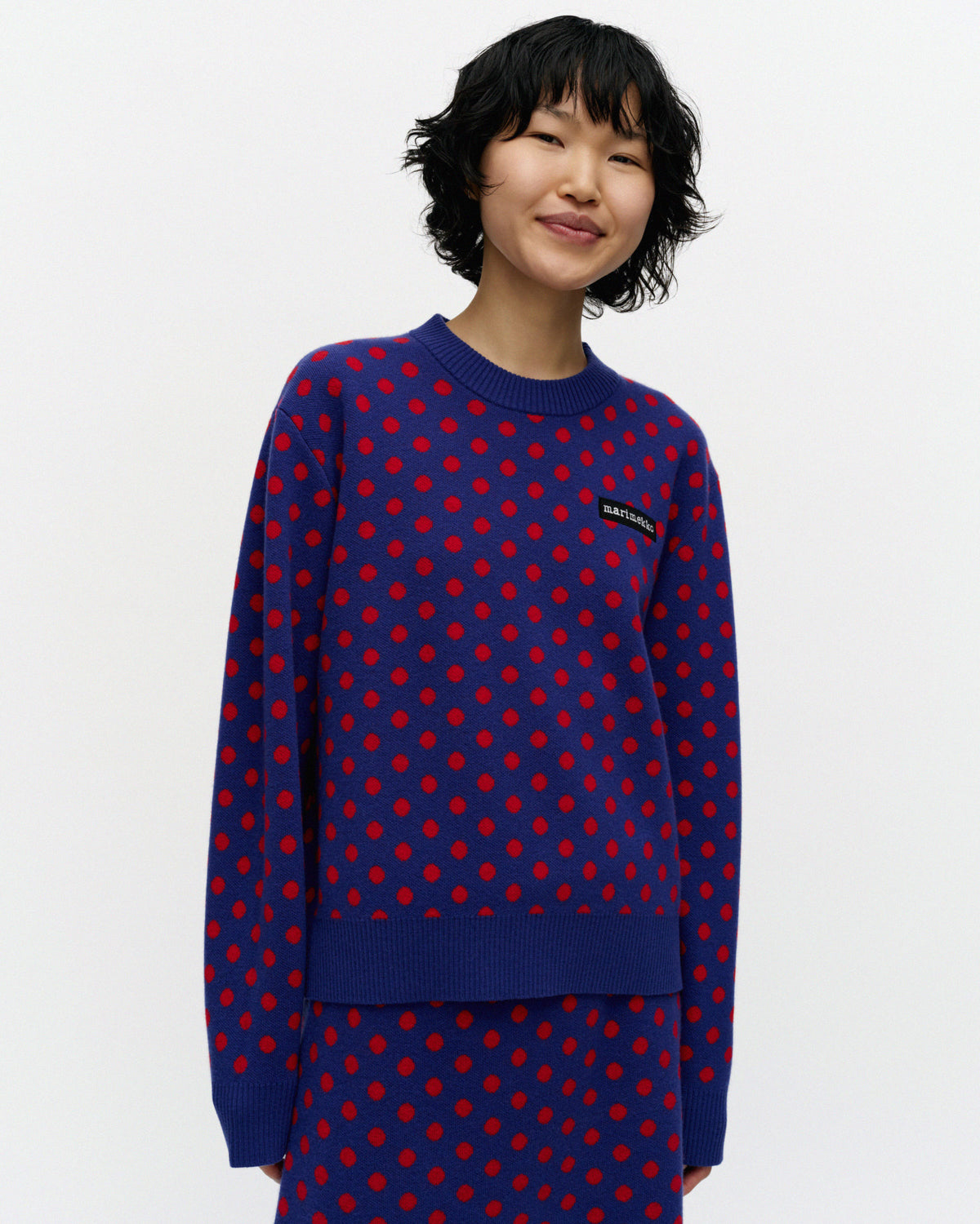 Kioski Koillis Pallo Knitted Mini Skirt
