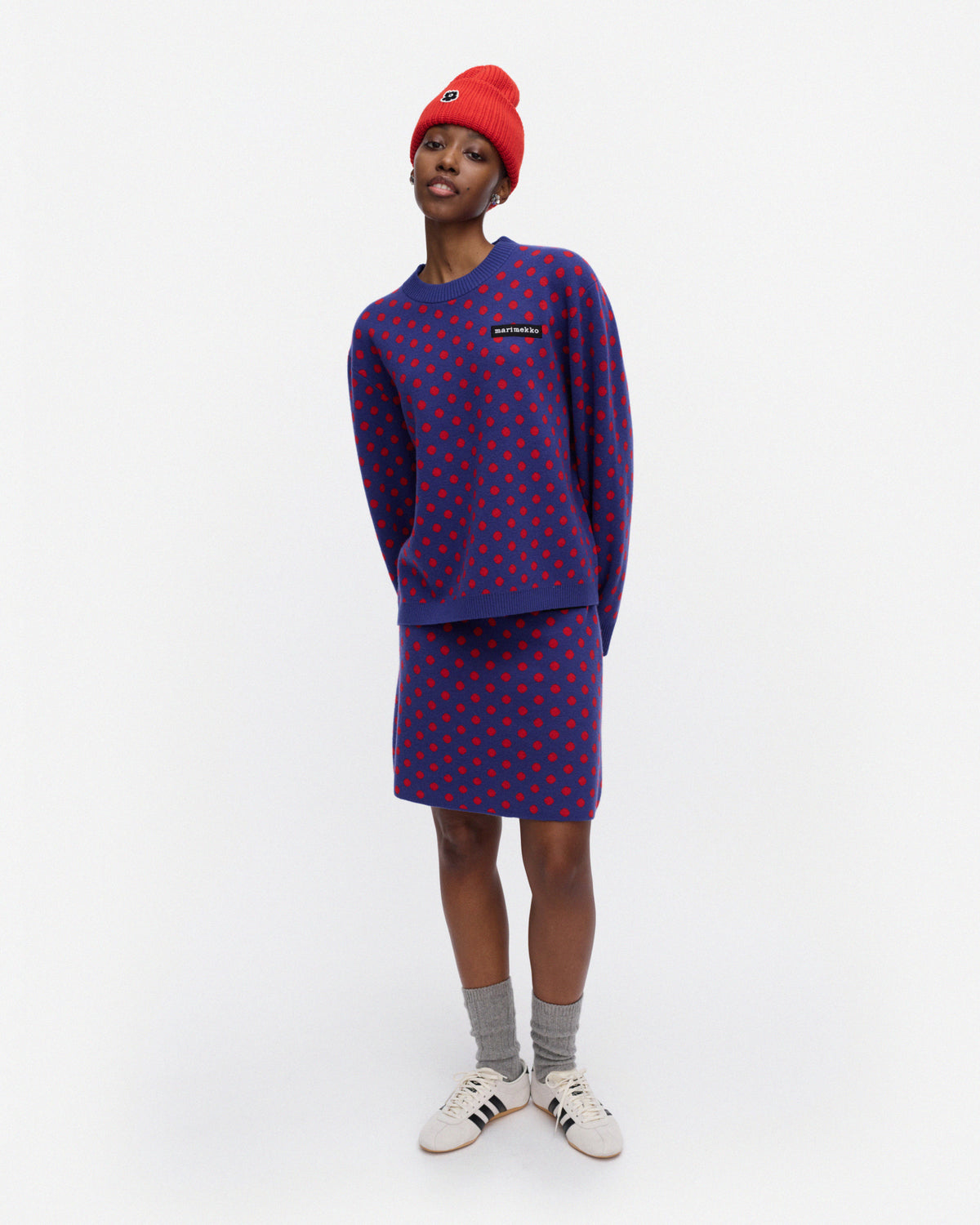 Kioski Koillis Pallo Knitted Mini Skirt