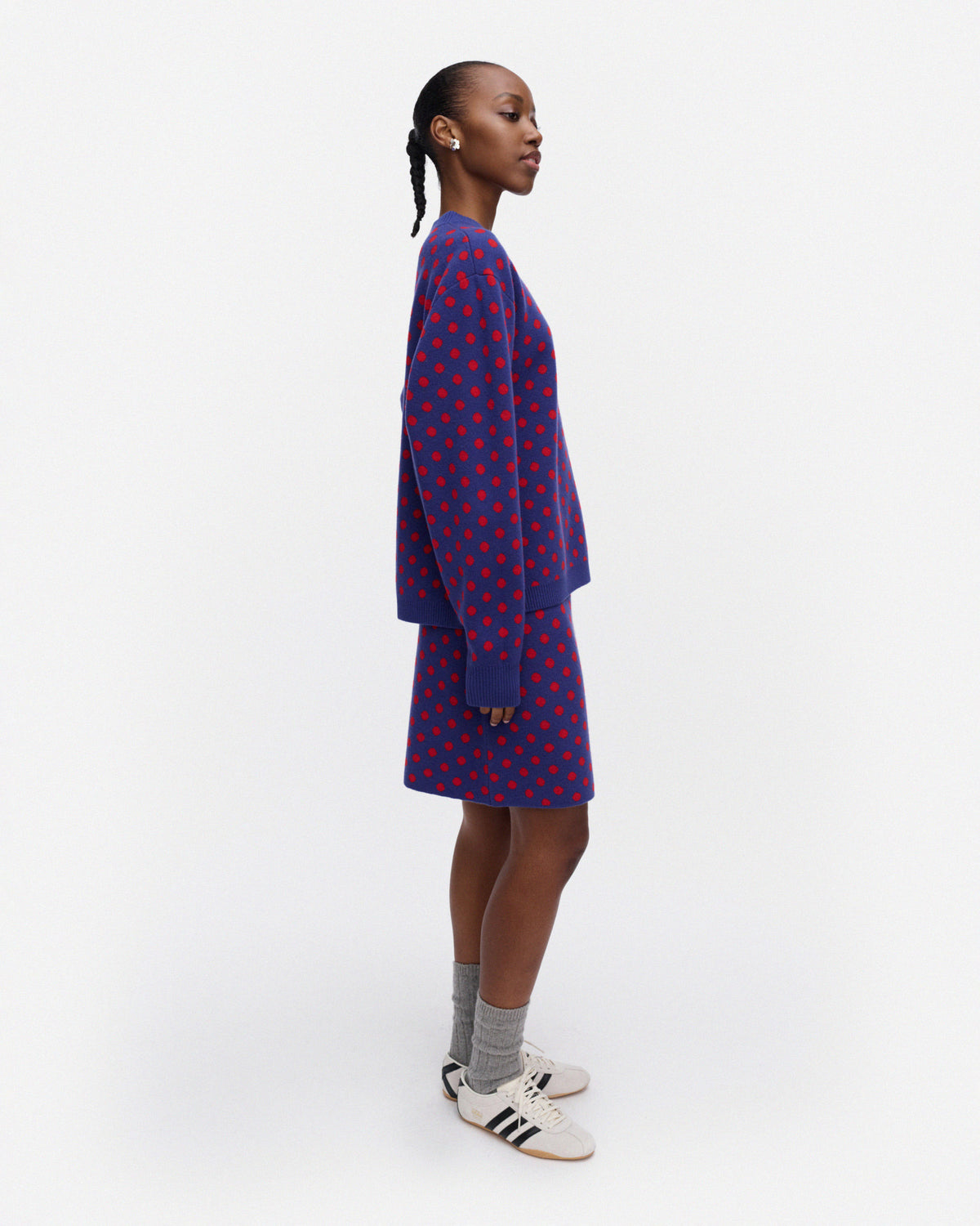 Kioski Koillis Pallo Knitted Mini Skirt