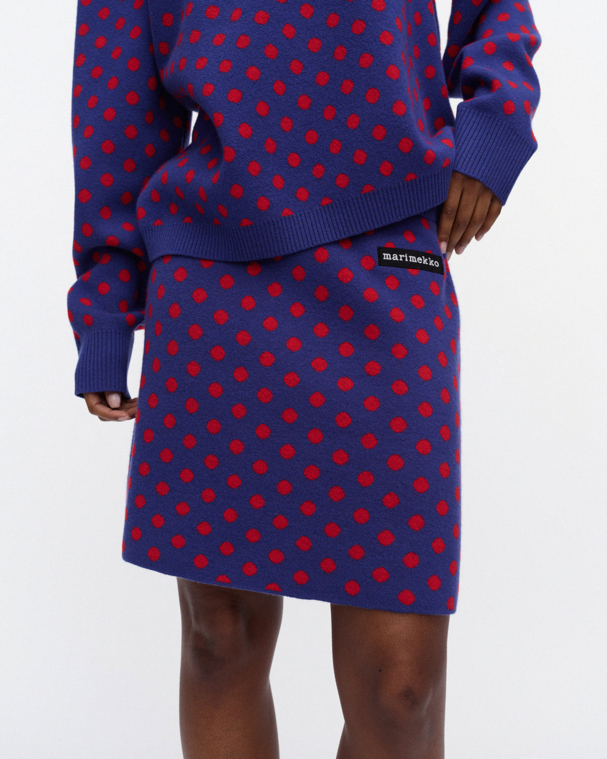 Kioski Koillis Pallo Knitted Mini Skirt