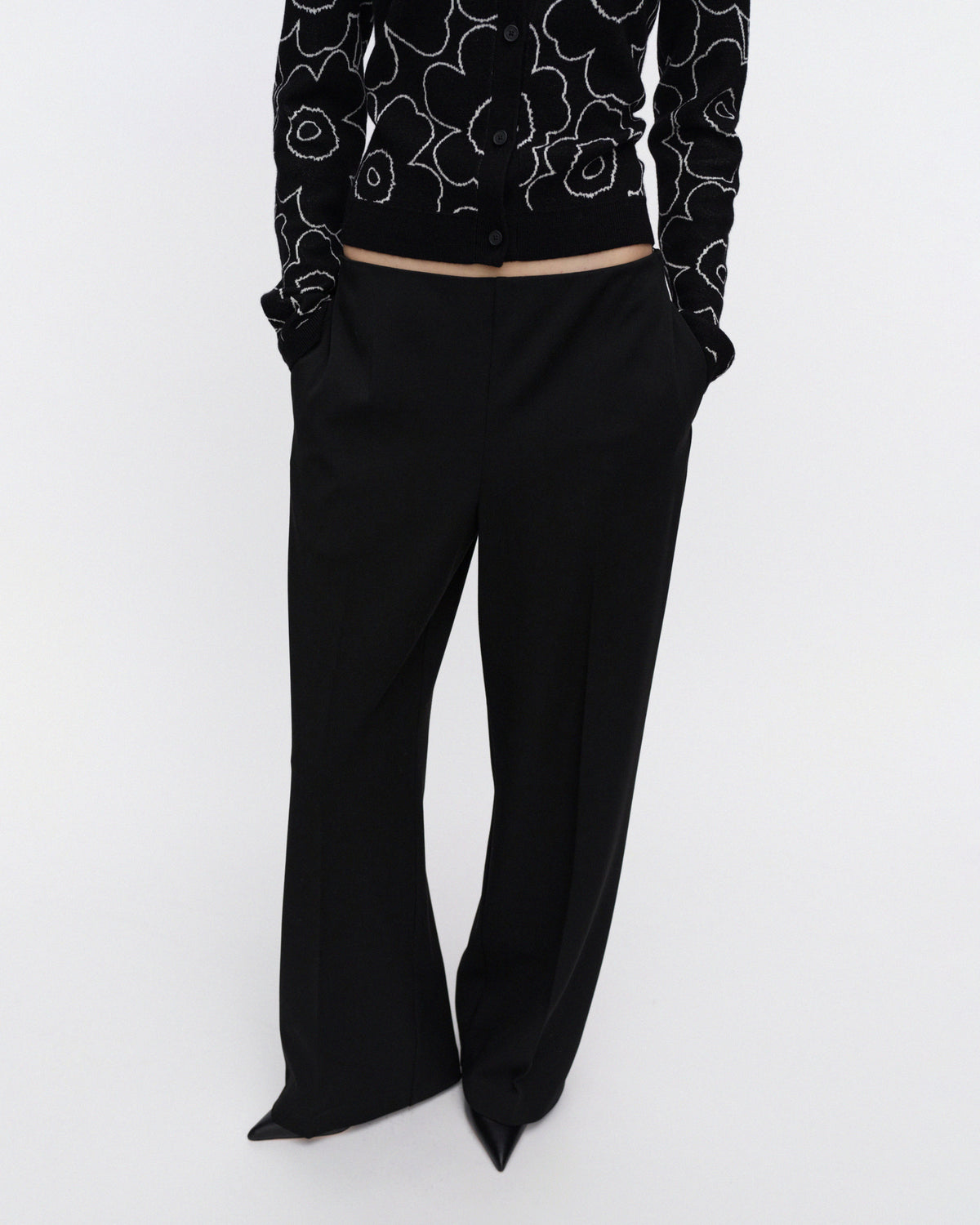Dyyni Polyester and Viscose Trousers