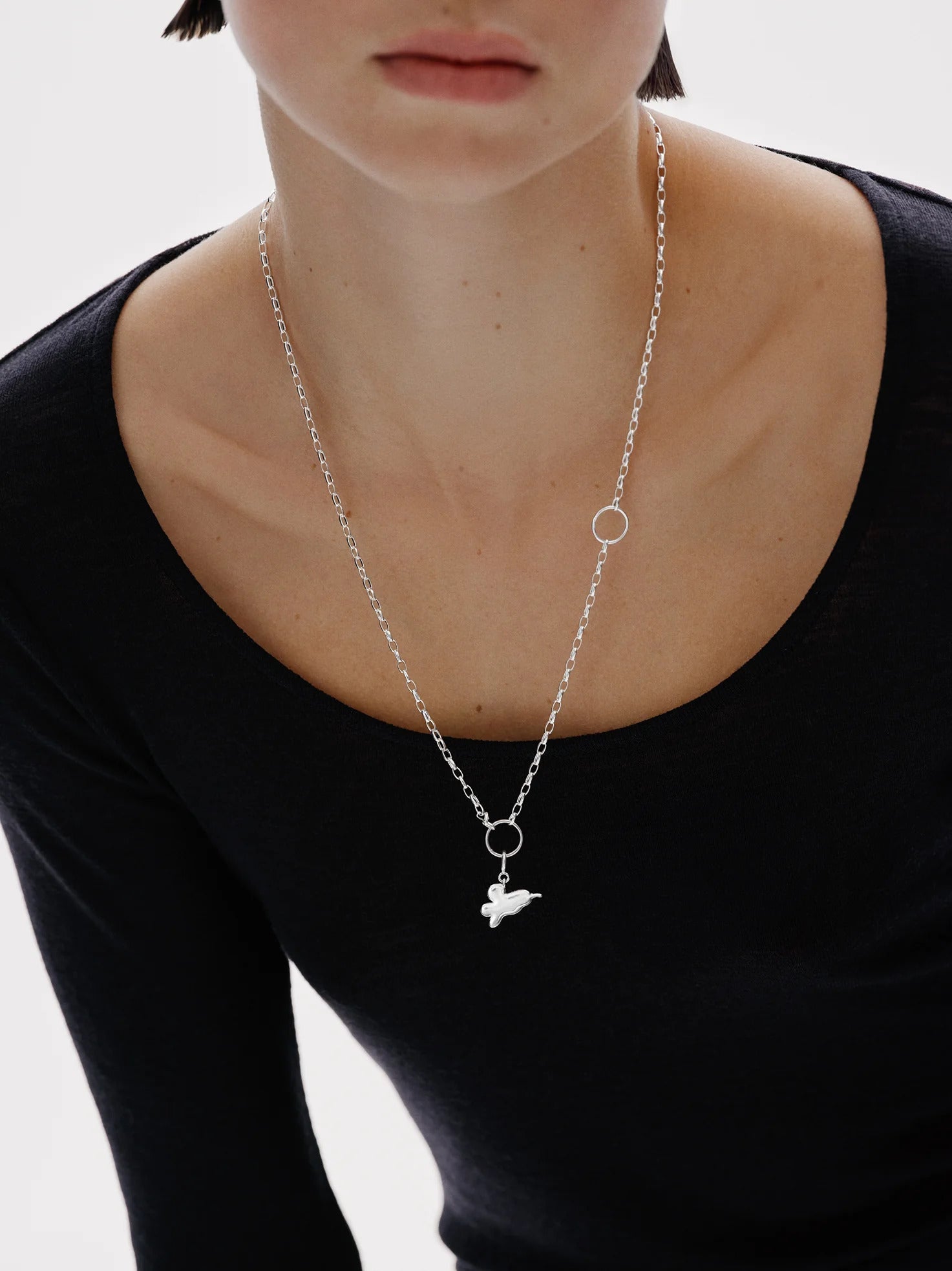Kalevala x Marimekko Garden Pendant necklace 60cm with Kukasta Kukkan and Almanakka charm
