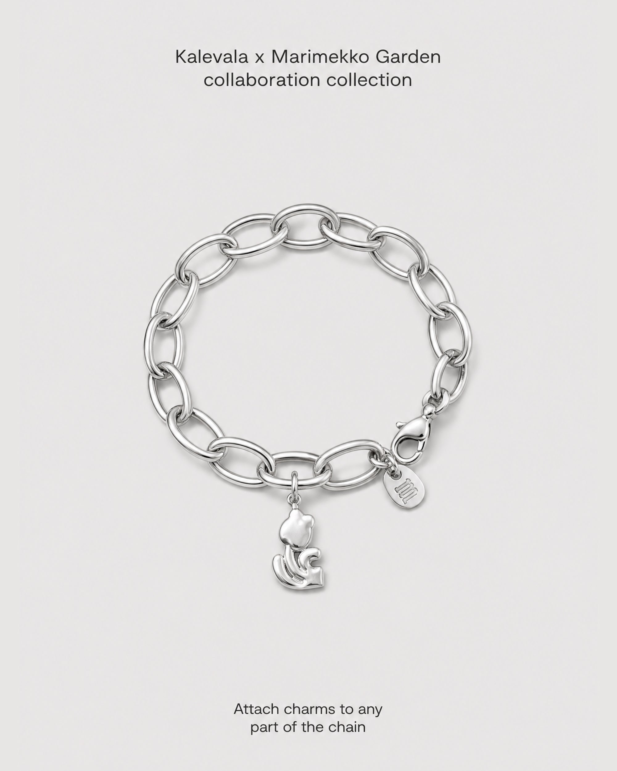 Kalevala x Marimekko Garden Bracelet 19cm with Vinkkeli charm