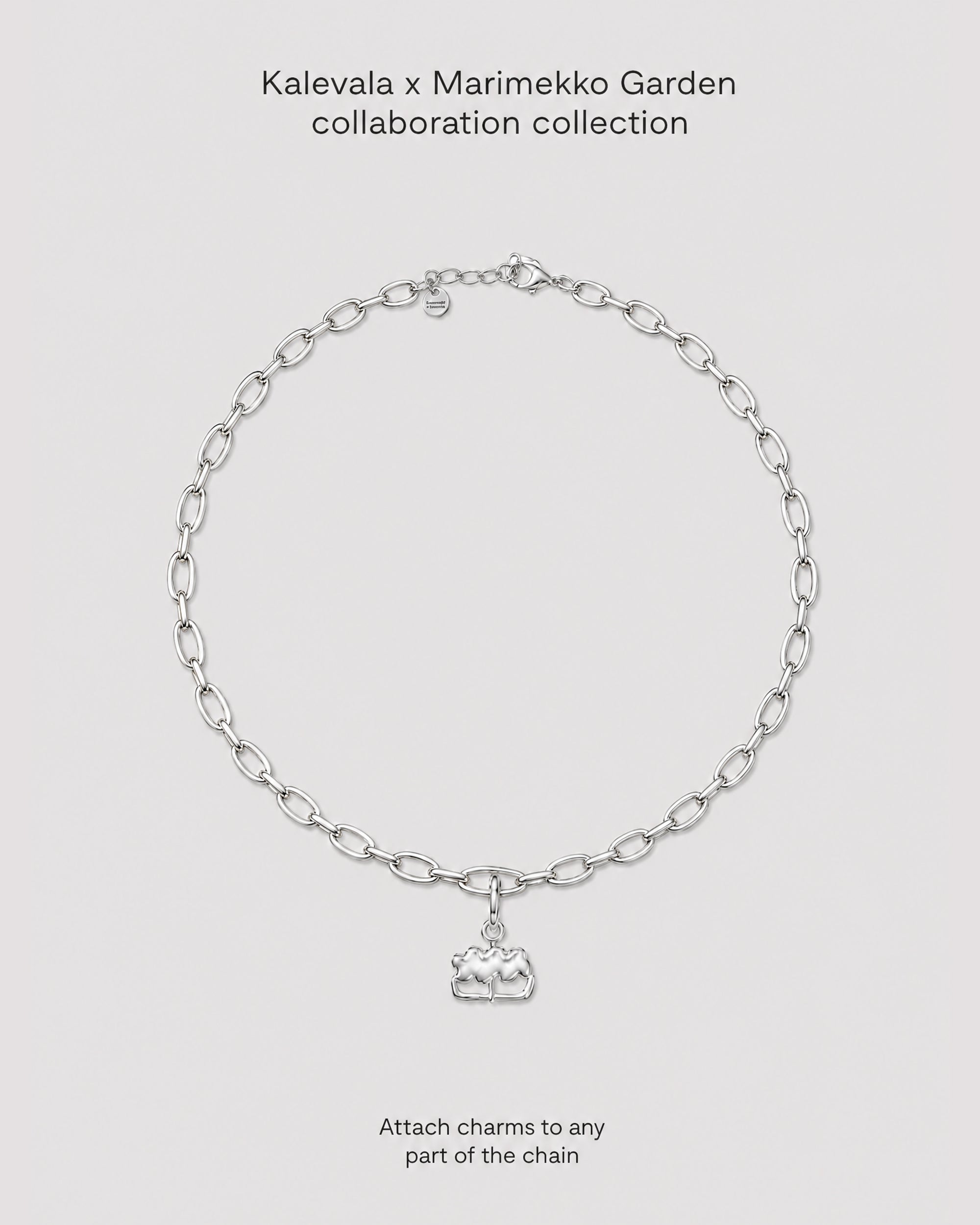 Kalevala x Marimekko Garden Necklace 55cm Rantakukka charm