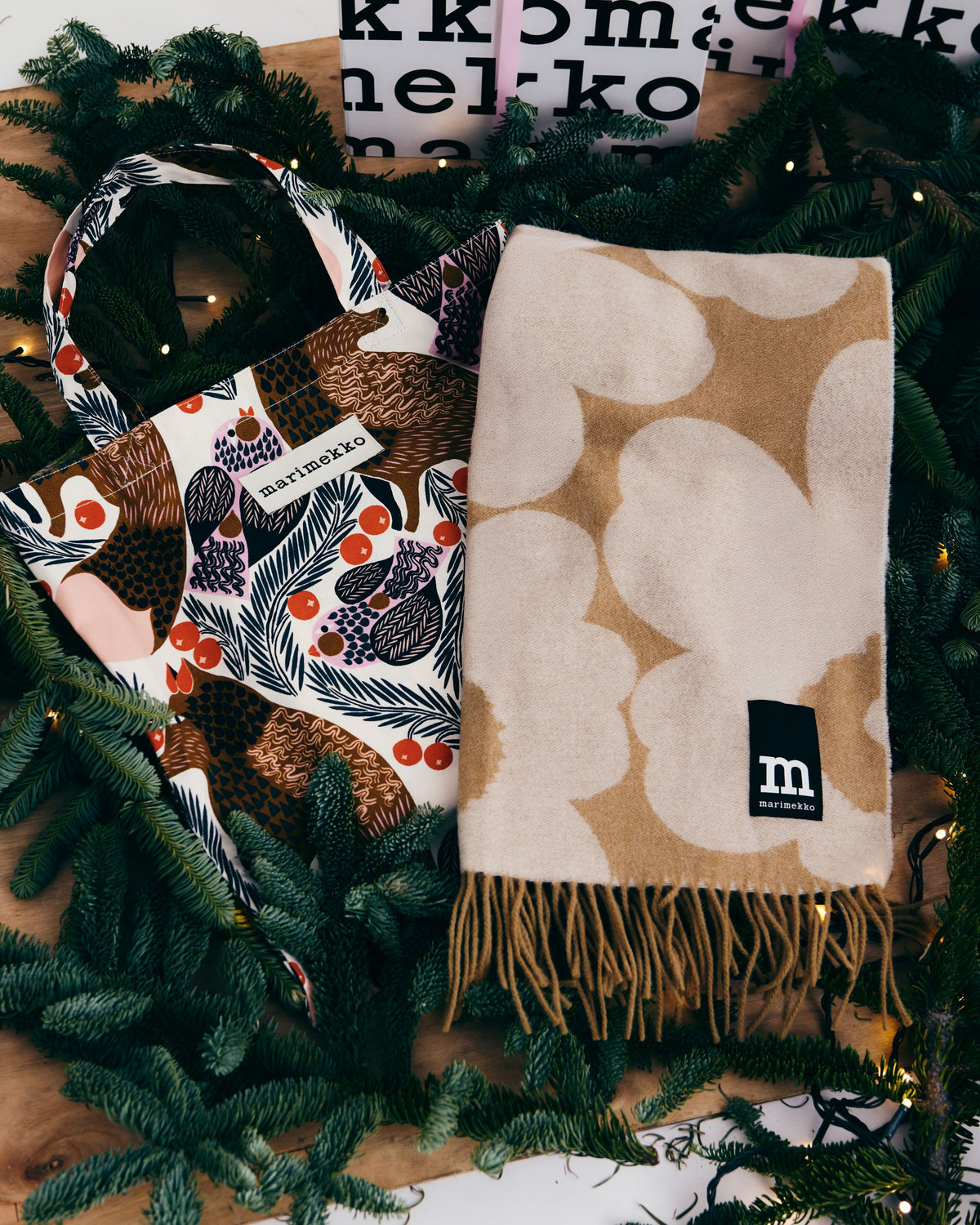 2026 Holiday Combo Set A - Scarf &amp; Totebag
