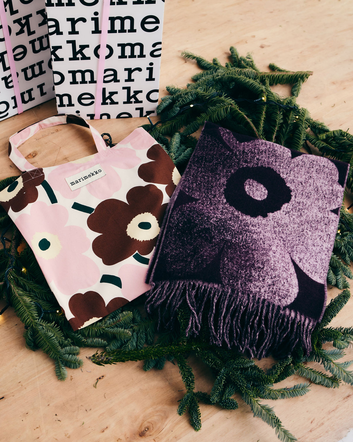 2026 Holiday Combo Set A - Scarf &amp; Totebag