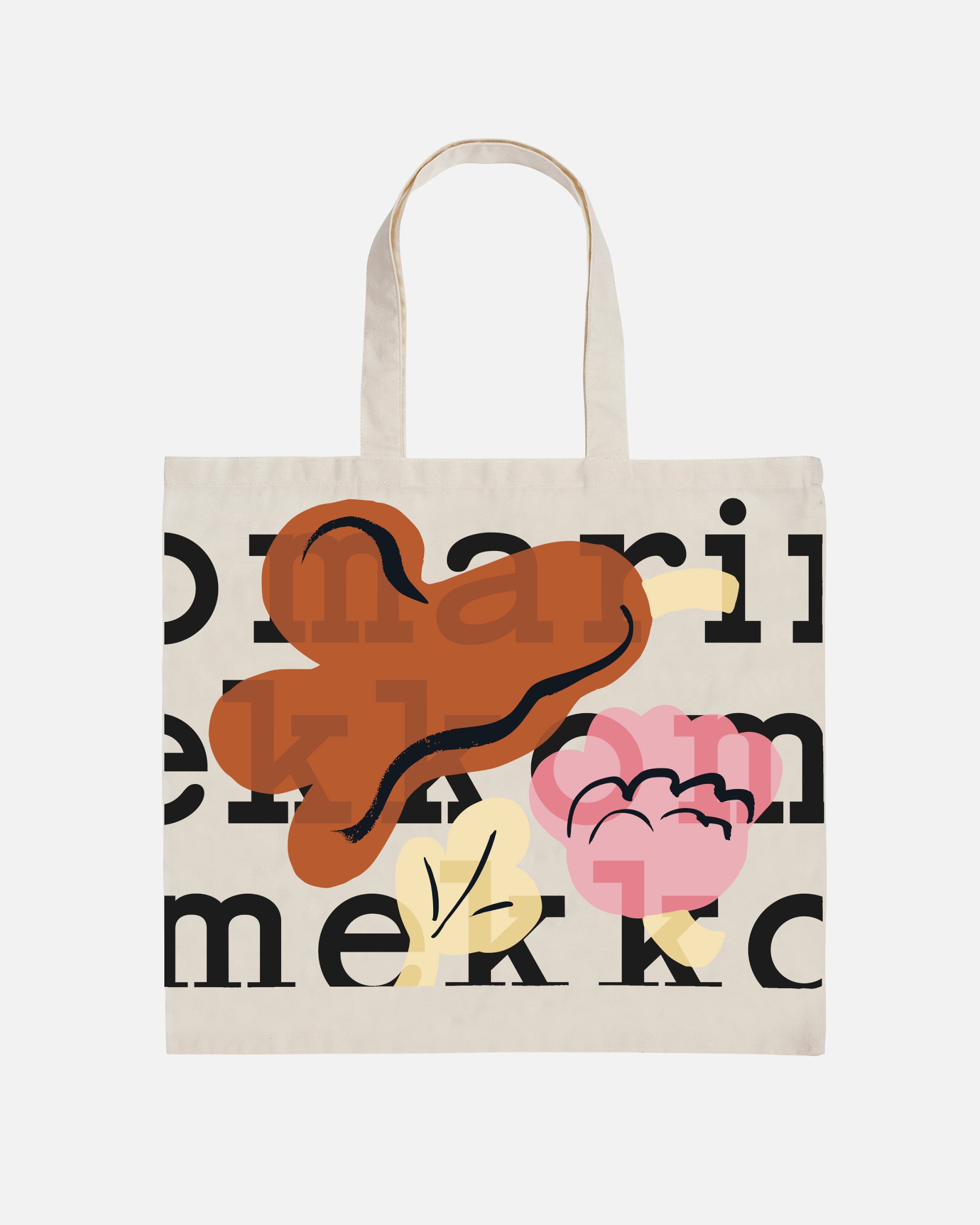 Marimekko Kukasta Kukkaan Logo Tote Bag (upon $3000 purchase; one per customer only)